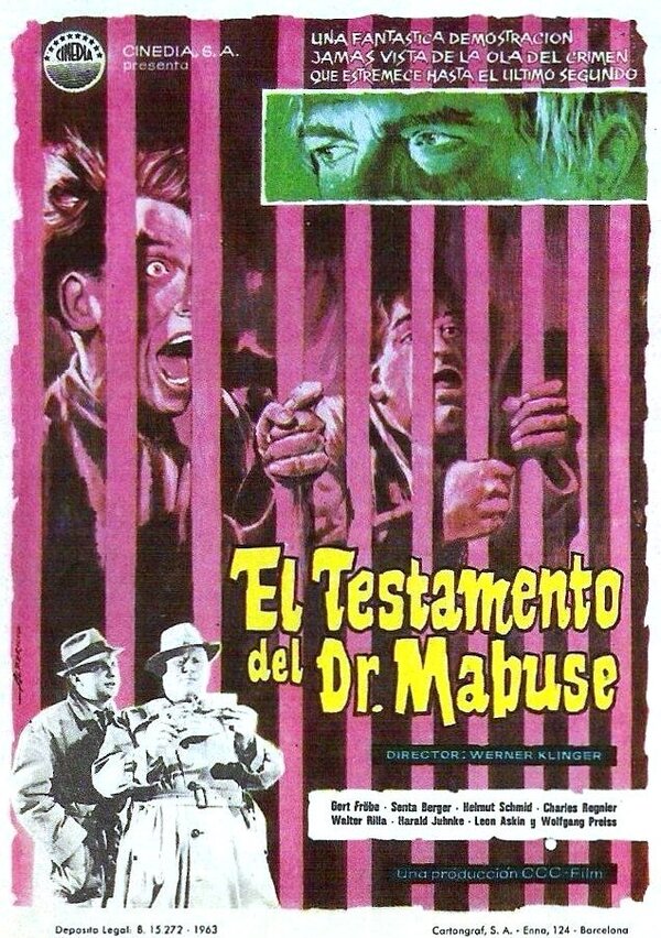  Завещание доктора Мабузе смотреть онлайн без регистрации (1962) в хорошем HD качестве 